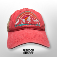 
              "To the Mountains" Freedom Hugger Trucker Hat
            